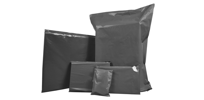 Grey Poly Mailing Bags 48" x 50" (1200 x 1250 mm).